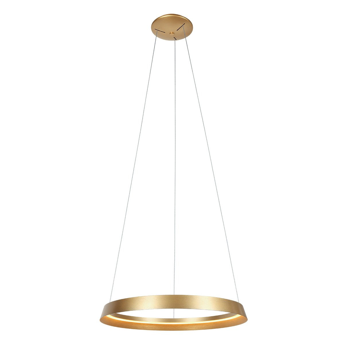Suspension luminaire Ringlux doré