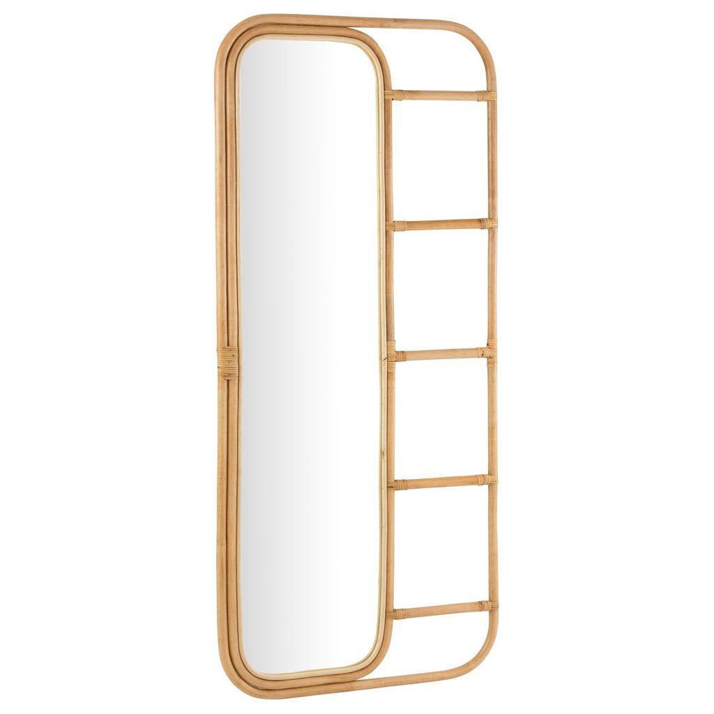 Échelle Miroir Rotin Naturel - Designix