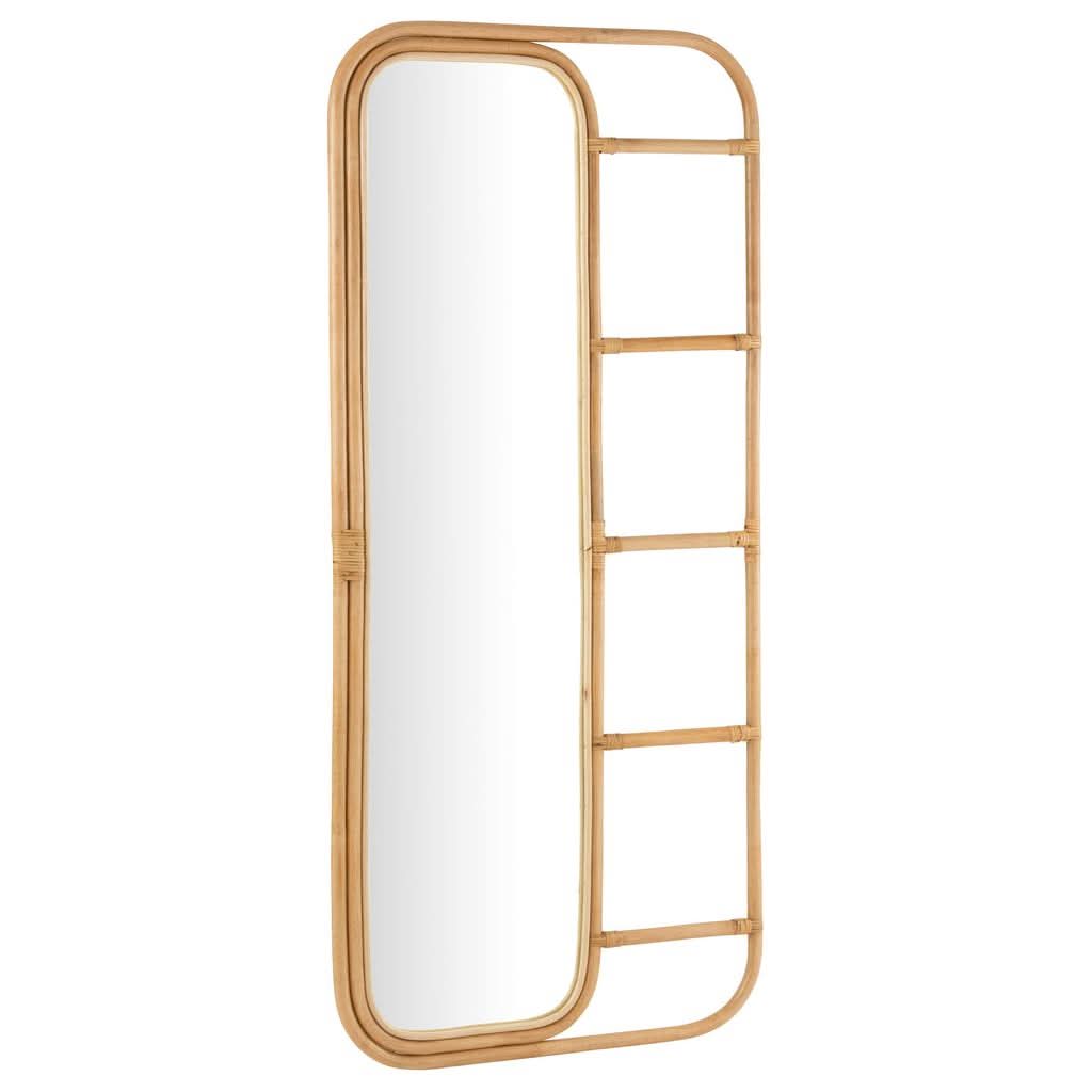 Échelle Miroir Rotin Naturel - Designix
