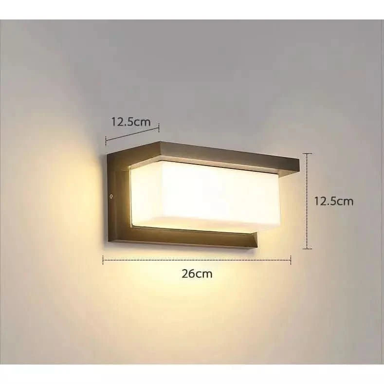 Eclairage Extérieur Mural avec Détecteur | LumiGuard - Designix Applique murale extérieur Blanc Chaud (2700 - 3500K)