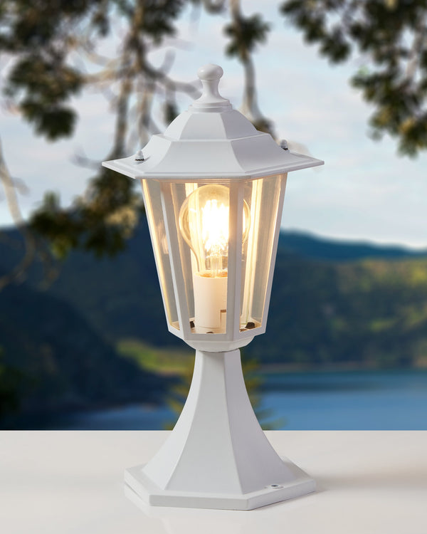 Lampadaire extérieur Laterna 5 blanc, Ø 19,5 cm (22466)