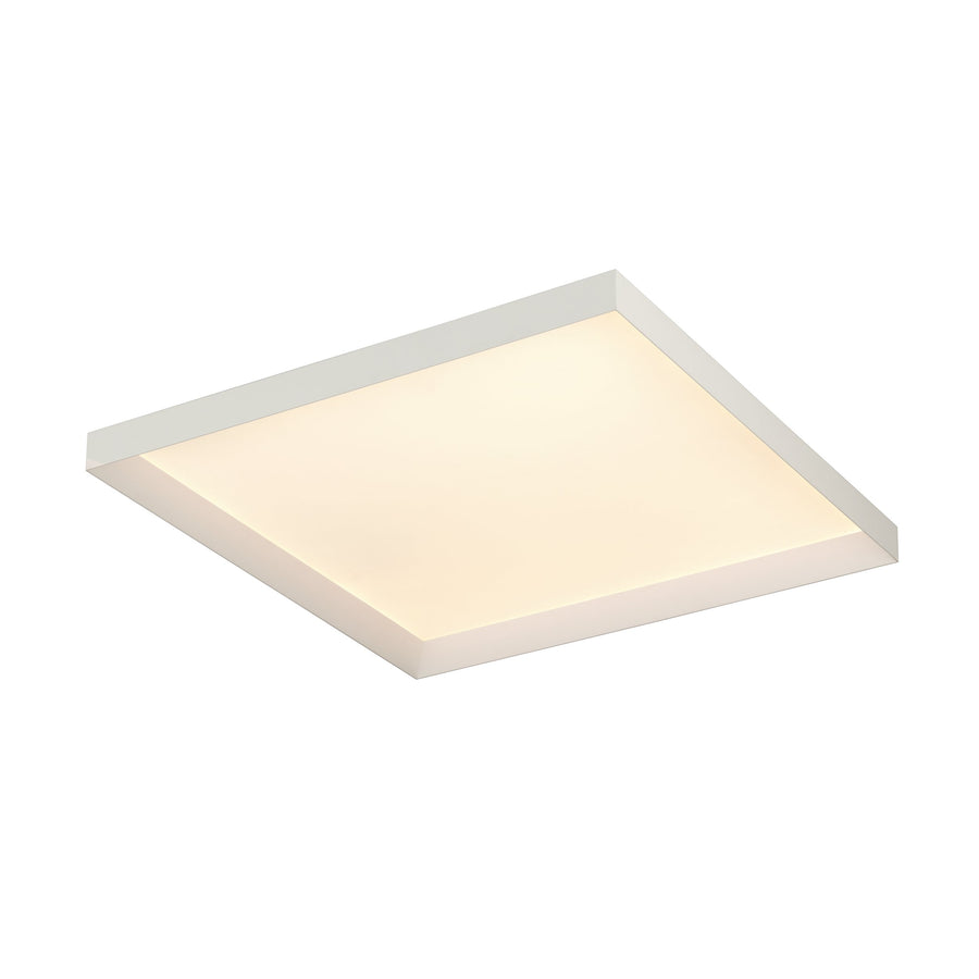 Plafonnier Escondida blanc, L 60 cm