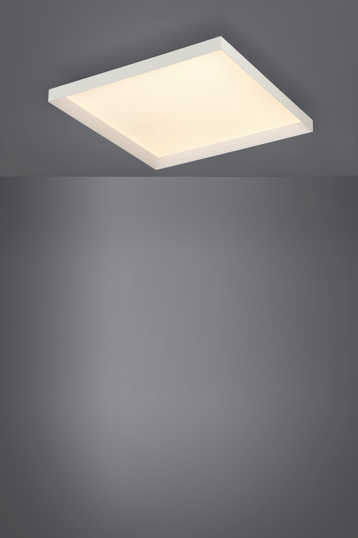 Plafonnier Escondida blanc, L 60 cm
