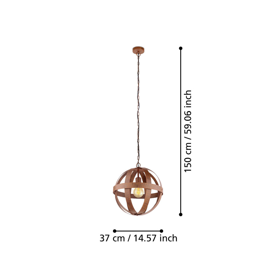 Schéma de dimensions avec hauteur 150 cm et largeur 37 cm
