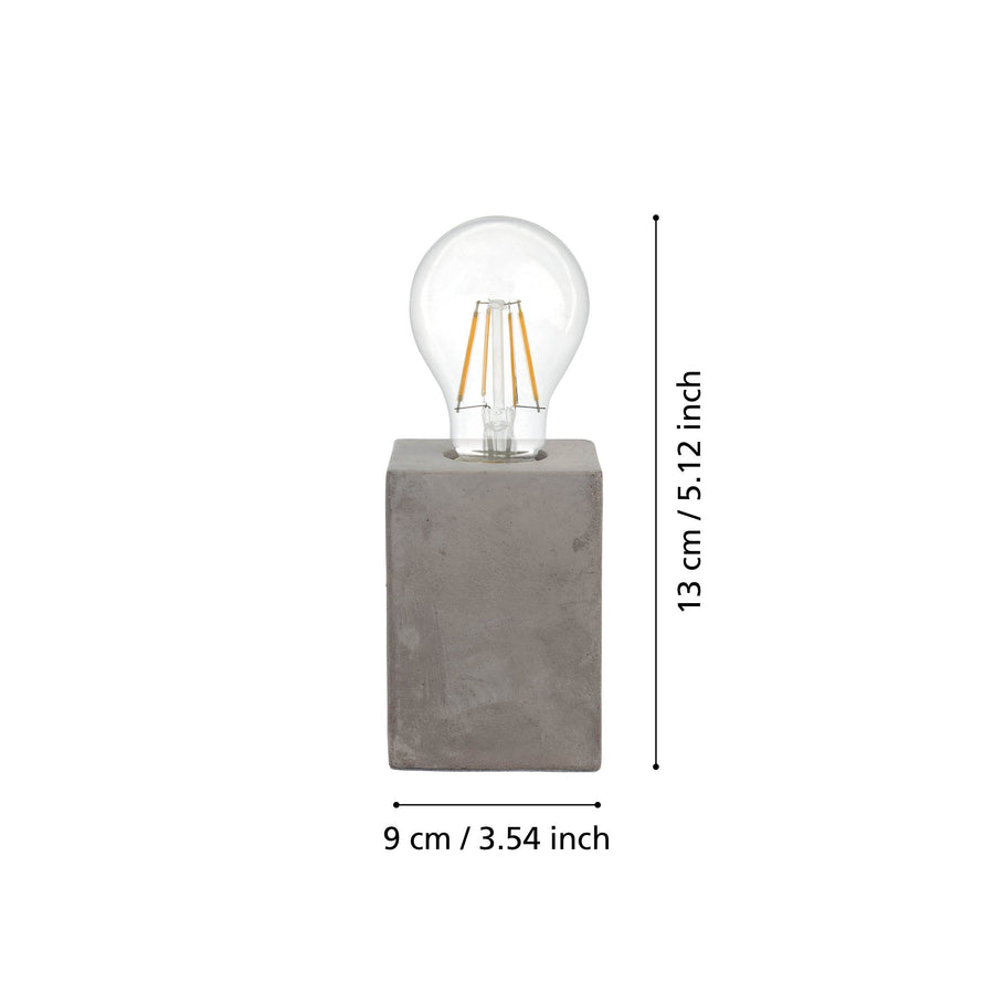 Schéma coté indiquant une hauteur de 13 cm et une largeur de 9 cm