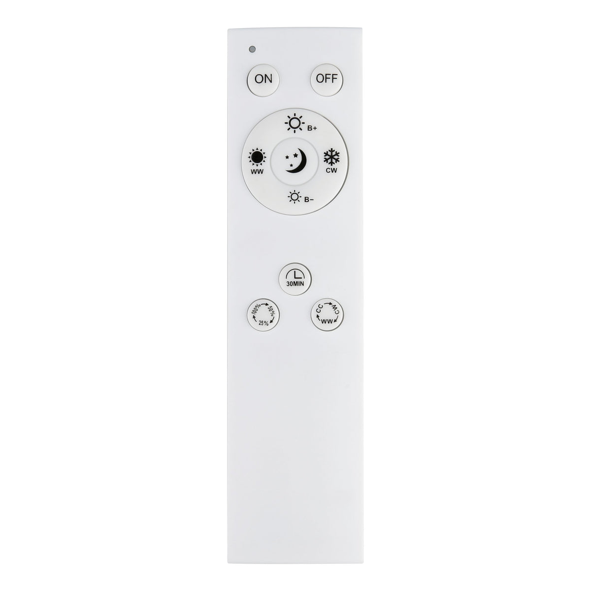 Plafonnier Fomento nickel et blanc mat