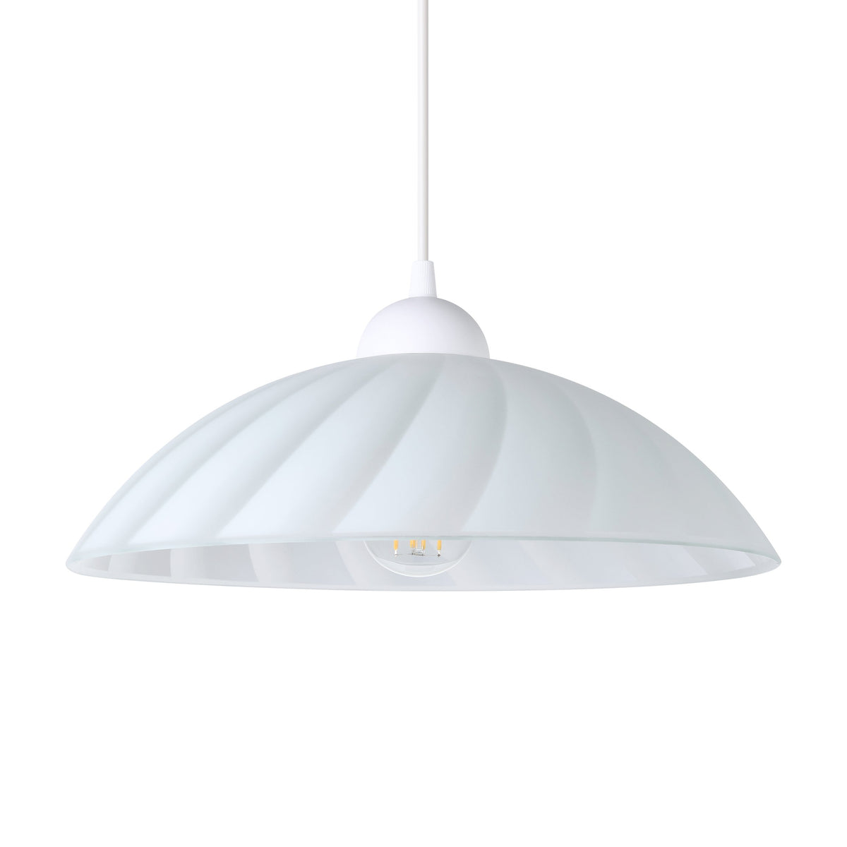 Suspension Vetro blanche, verre