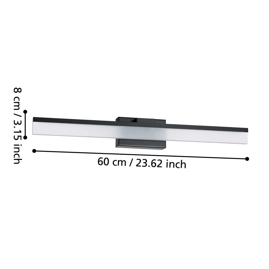 Plafonnier Palmital noir (900845)