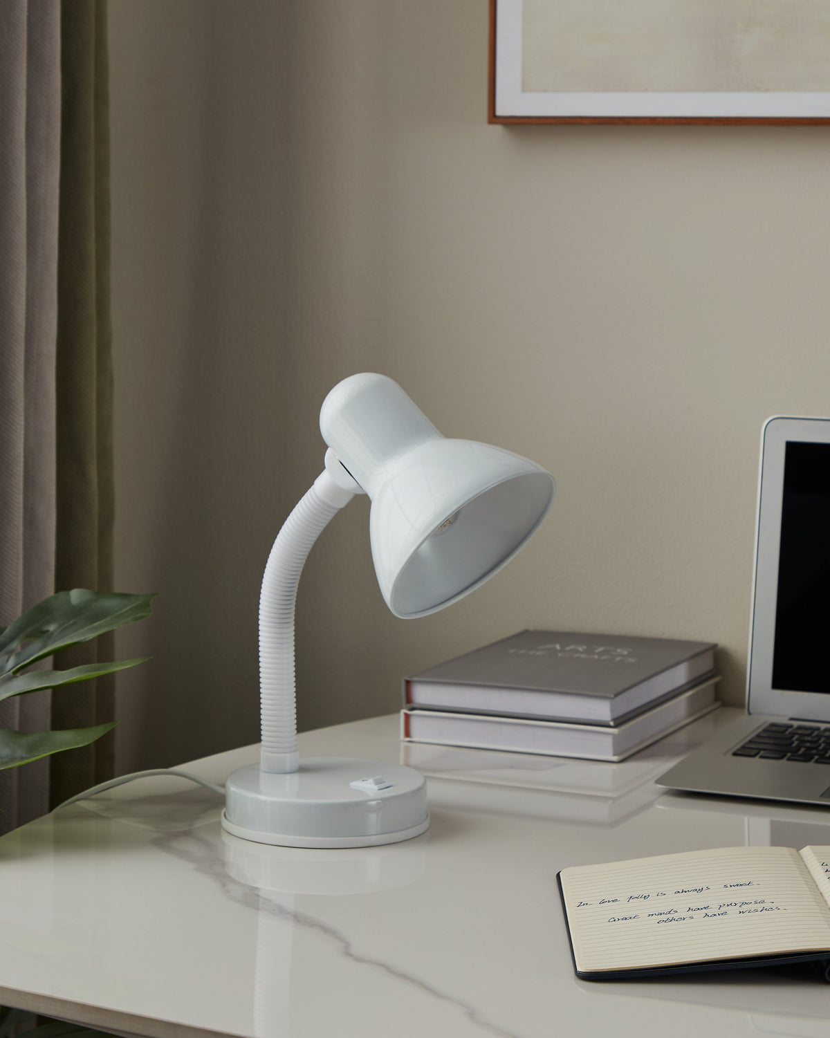 Lampe à poser Basic blanche