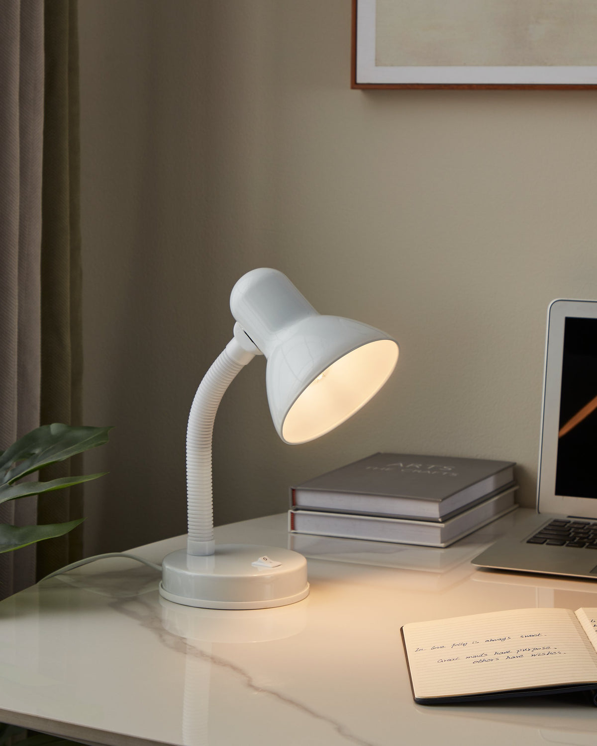 Lampe à poser Basic blanche