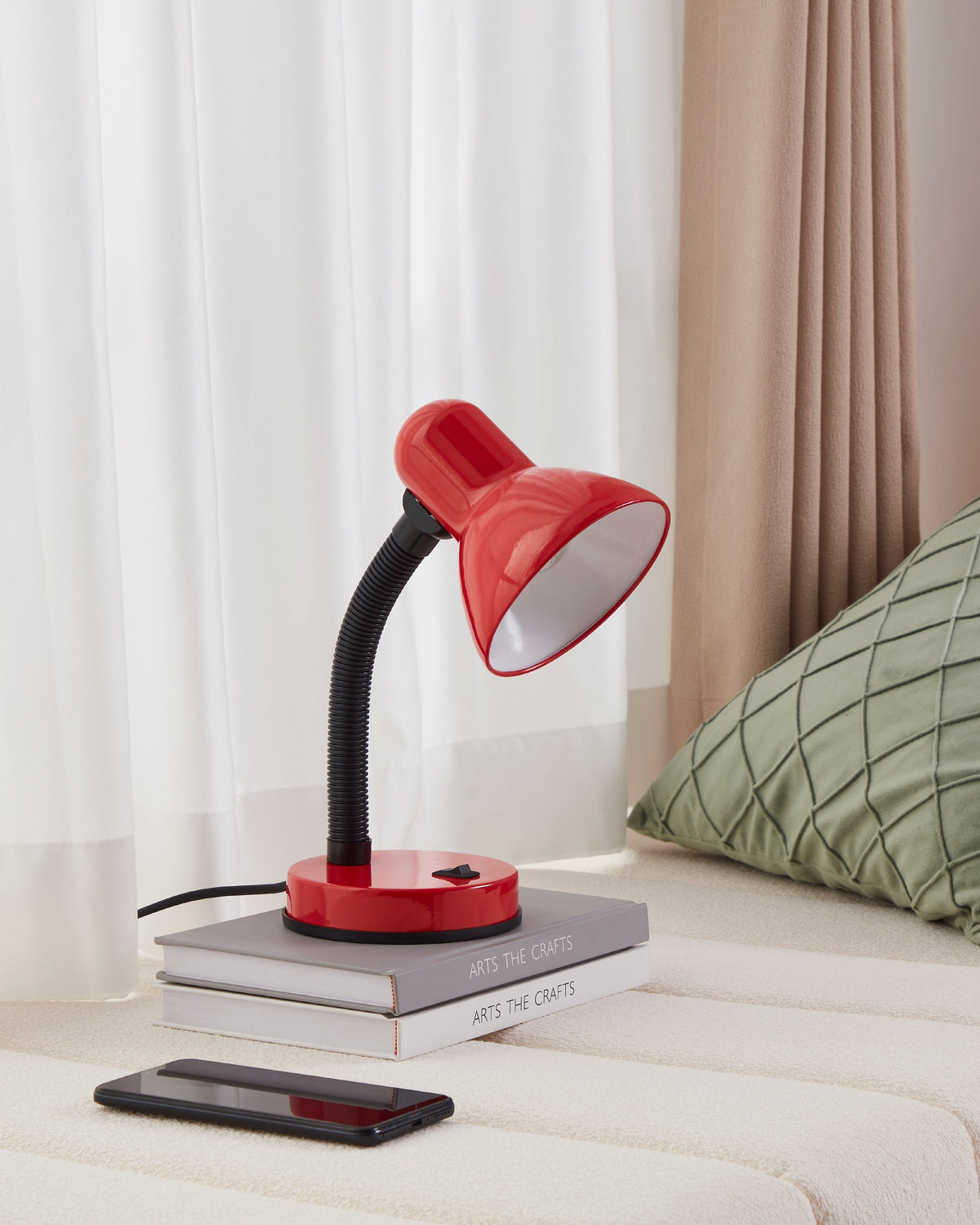 Lampe à poser Basic rouge