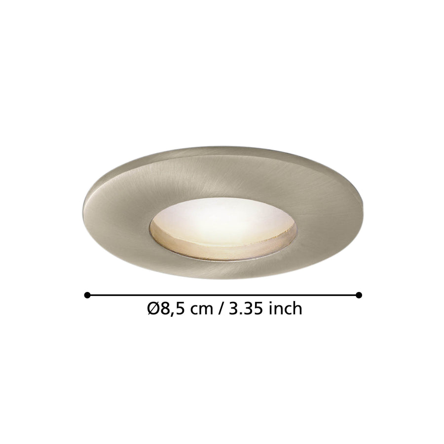 Schéma de dimensions indiquant un diamètre de 8,5 cm