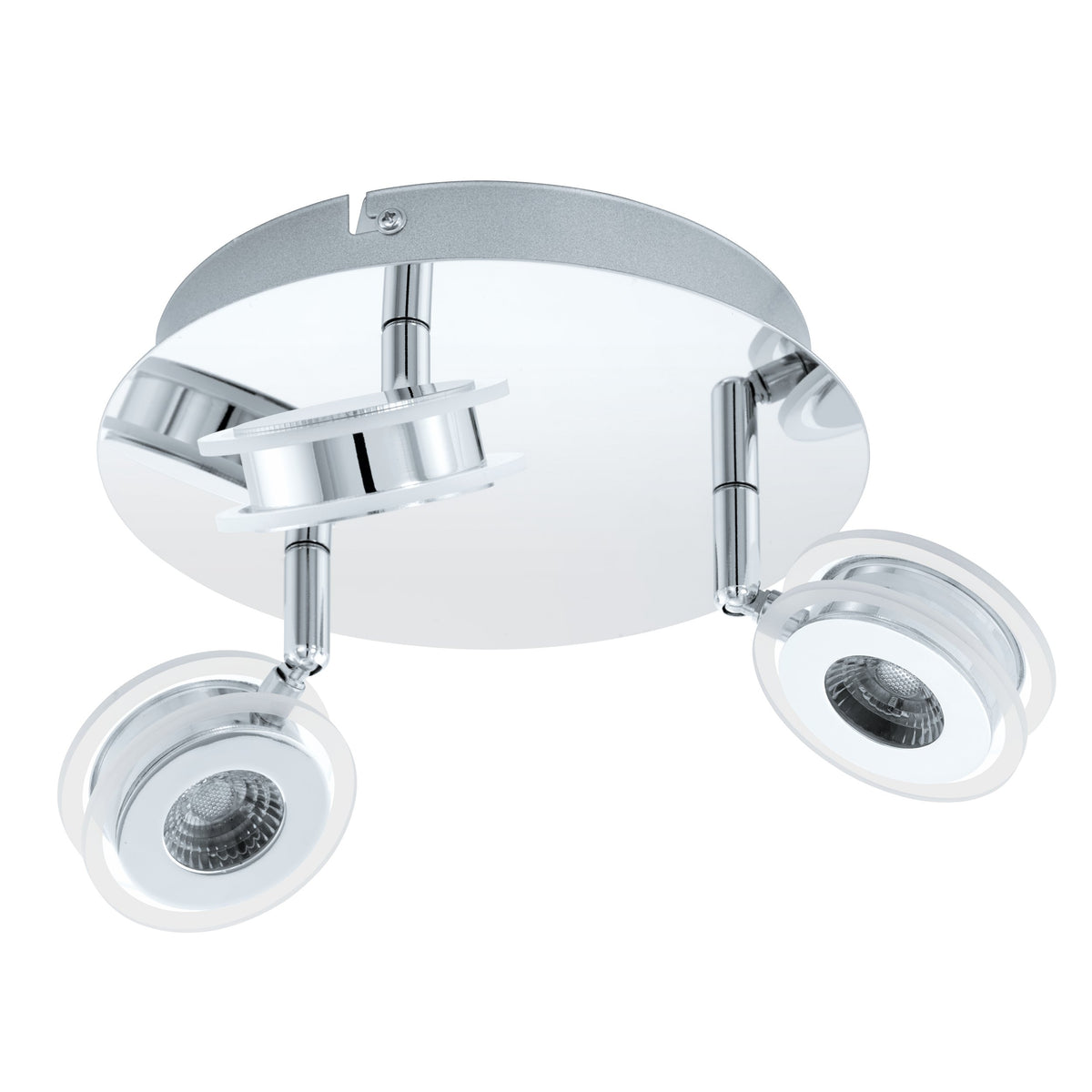 Spot Sarolo inox et transparent