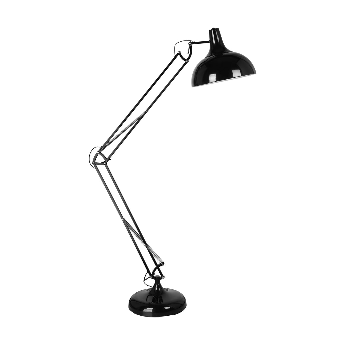 Lampadaire Borgillio noir