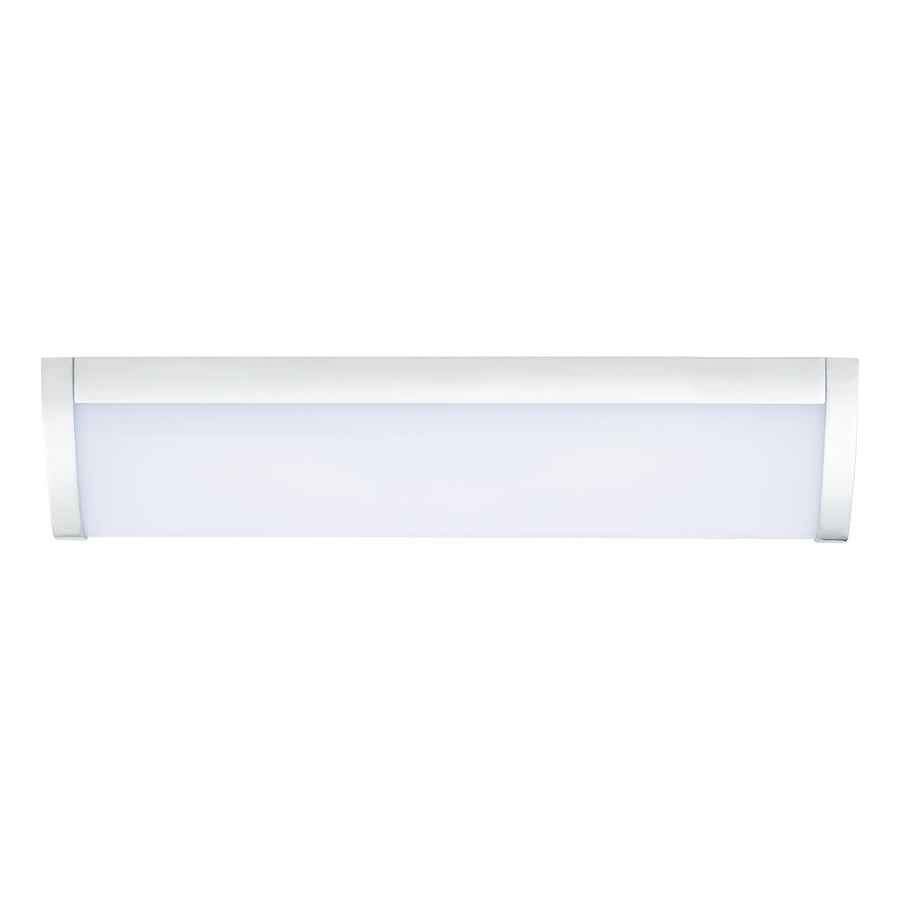 Plafonnier Gita 2 chromé et blanc (94712)