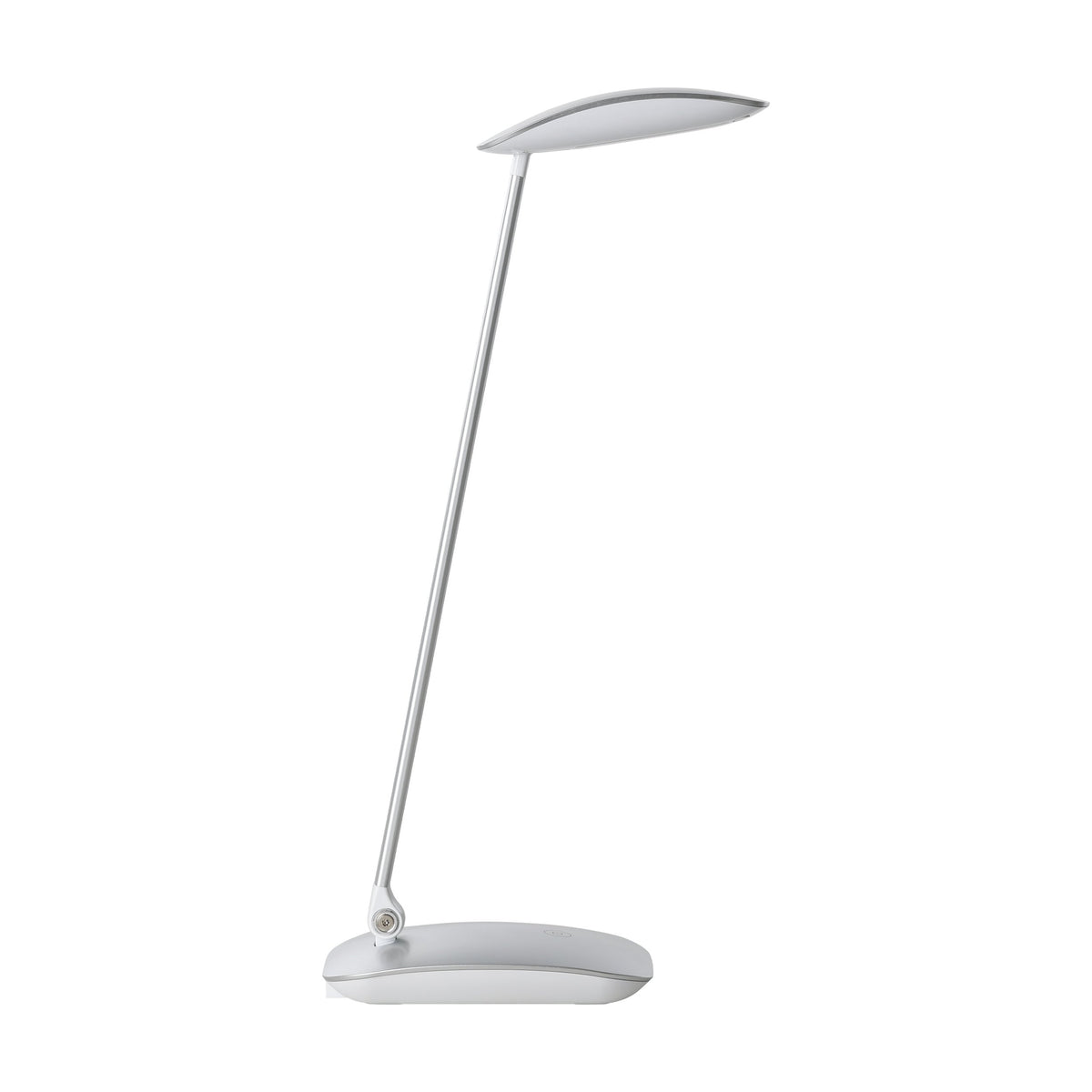 Lampe à poser Cajero argentée