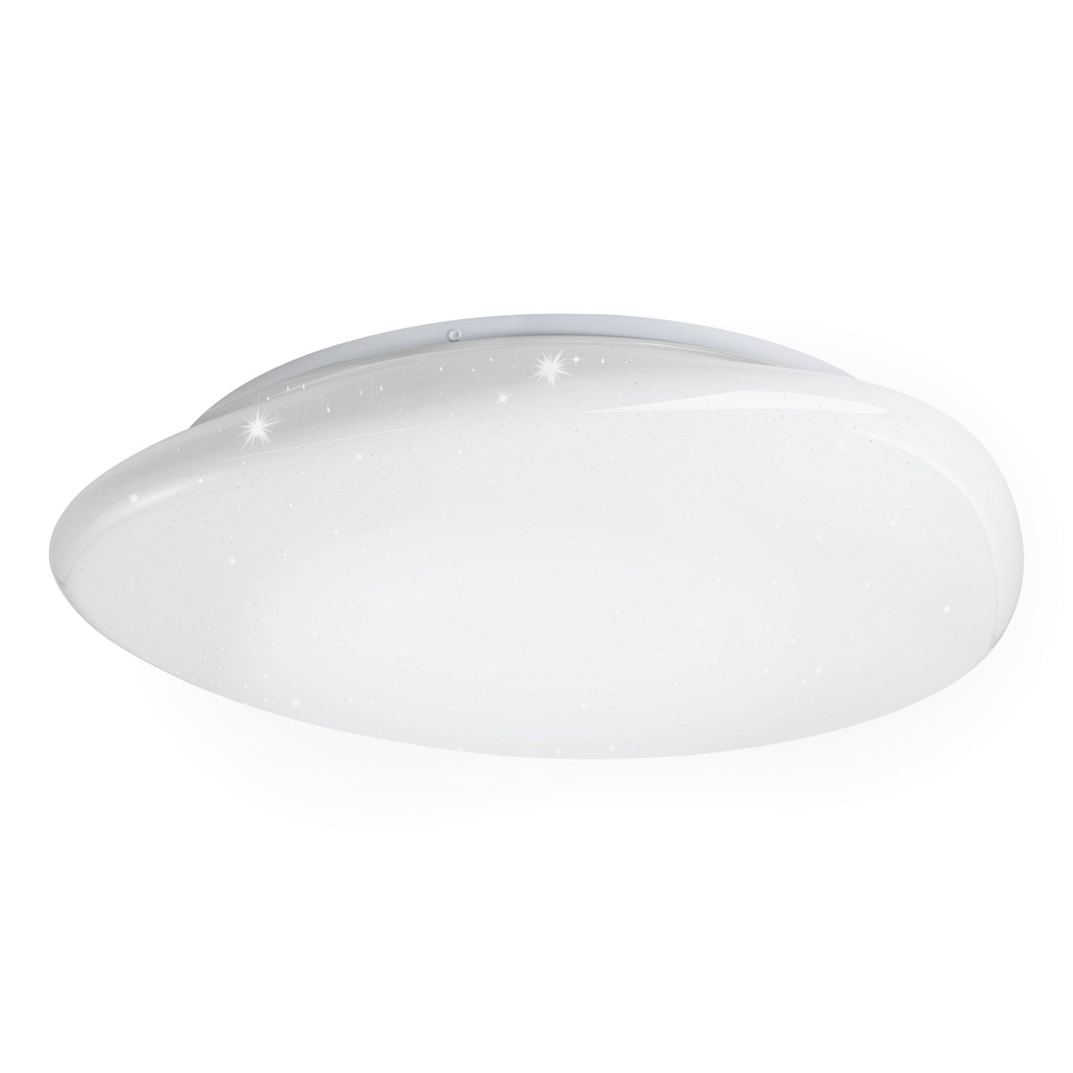 Plafonnier Sileras blanc, Ø 45 cm