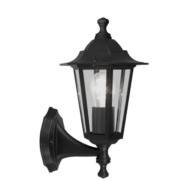 Applique extérieure Laterna 4 noire, L 23 cm
