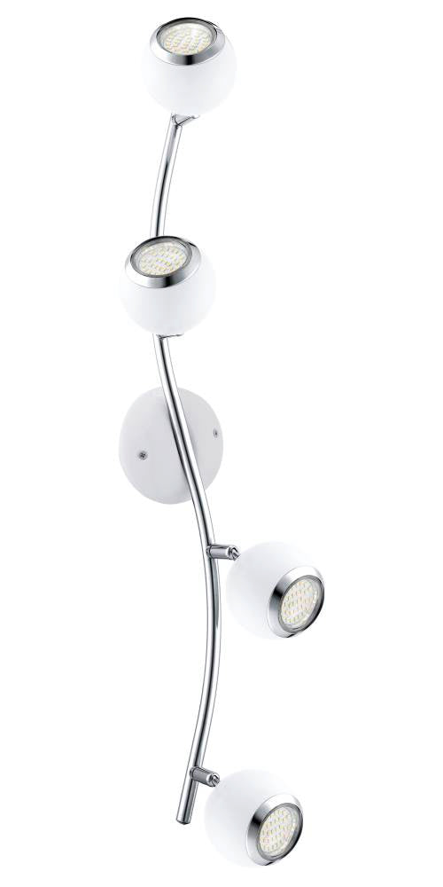 Plafonnier Bimeda blanc, L 64 cm