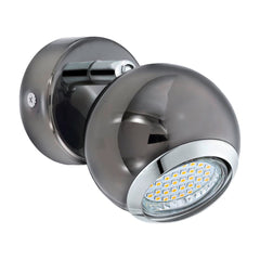 Applique murale Bimeda nickel et noire