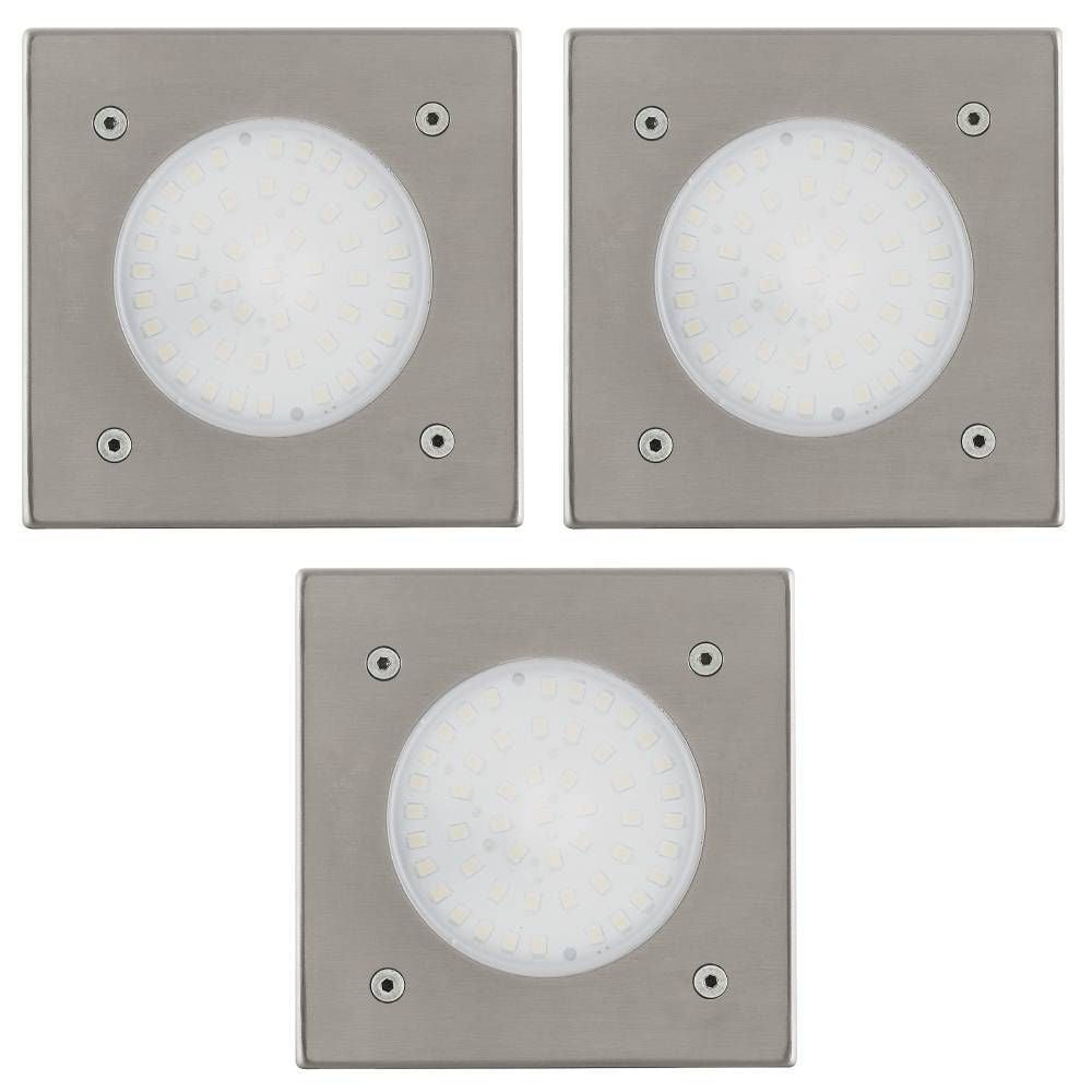 Luminaire extérieur Lamedo inox et blanc (32336)