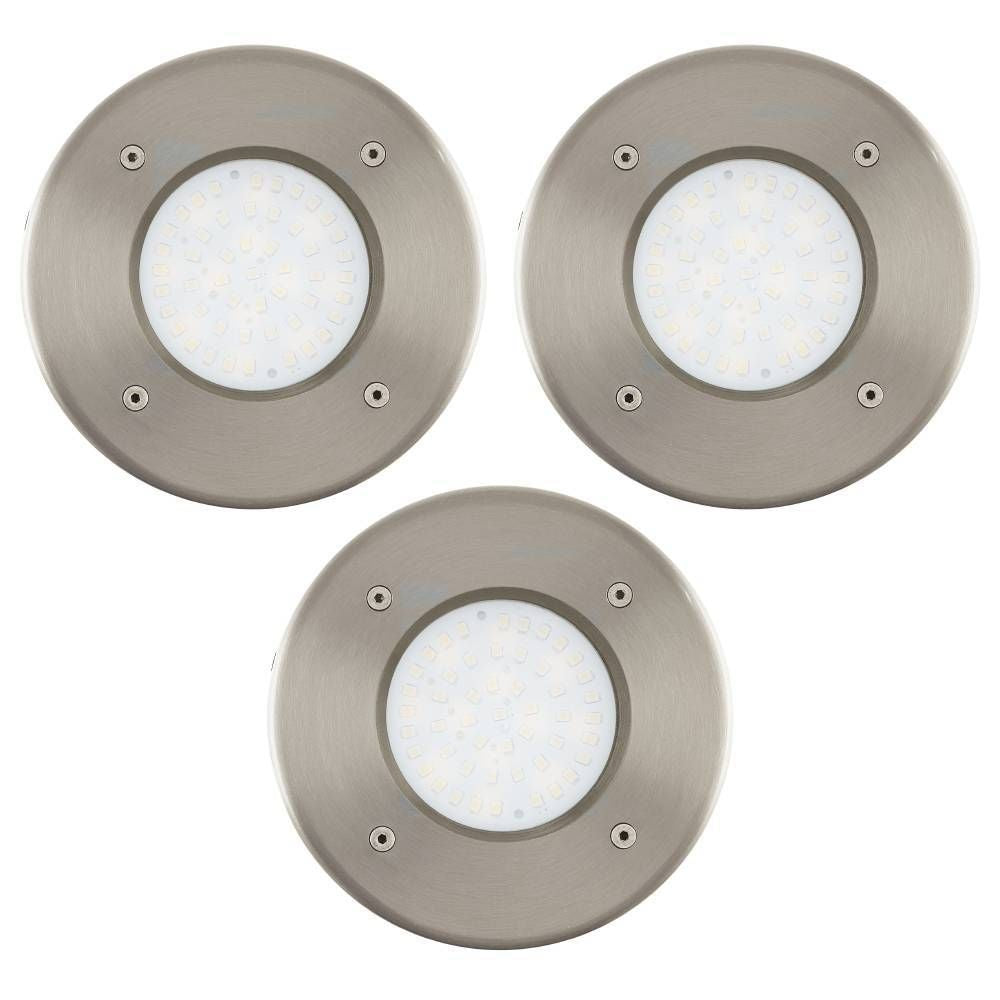 Luminaire extérieur Lamedo inox et blanc (32337)