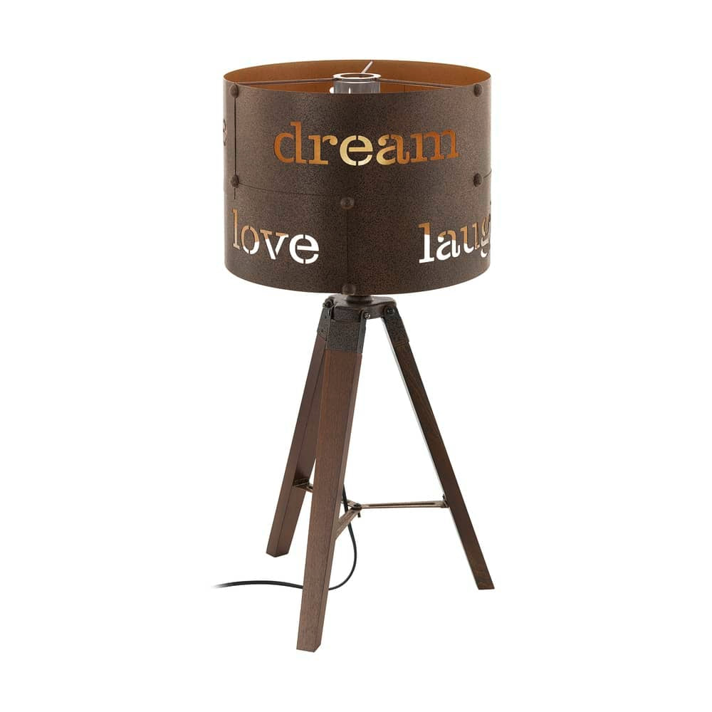 Lampe à poser Coldingham rouille