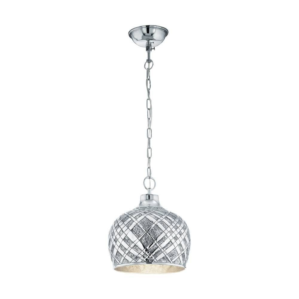 Suspension Saltash chromée, Ø 31,5 cm