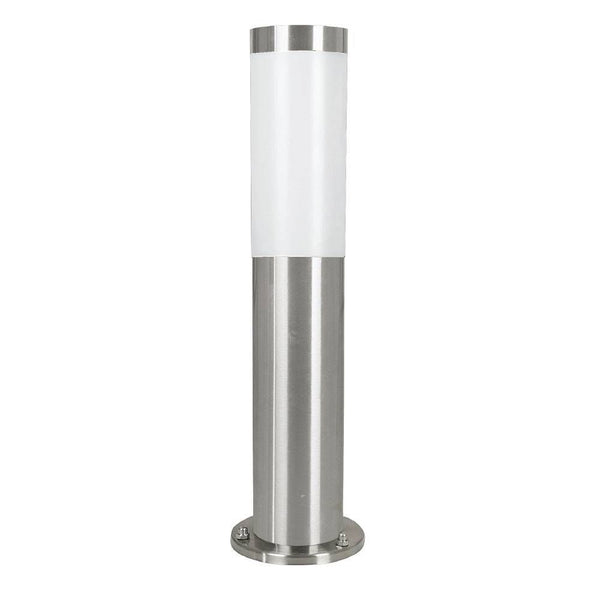 Lampadaire extérieur Helsinki inox et blanc (81751)
