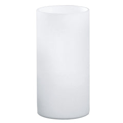 Lampe à poser Geo blanche, verre, H 20 cm (81827)