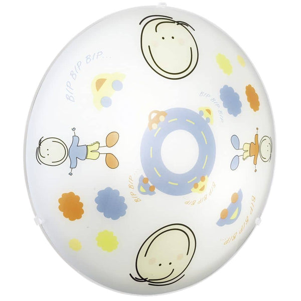 Applique murale Junior 2 blanche, verre