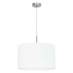 Suspension Pasteri blanche mat, tissu