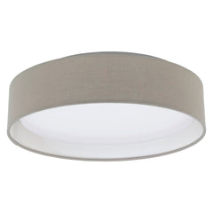 Plafonnier Pasteri taupe, tissu