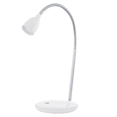 Lampe à poser Durengo blanche et chromée