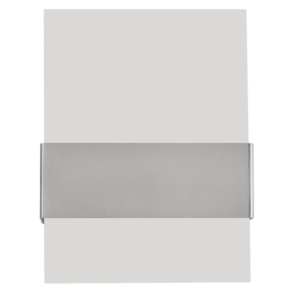 Applique extérieure Nadela inox, verre