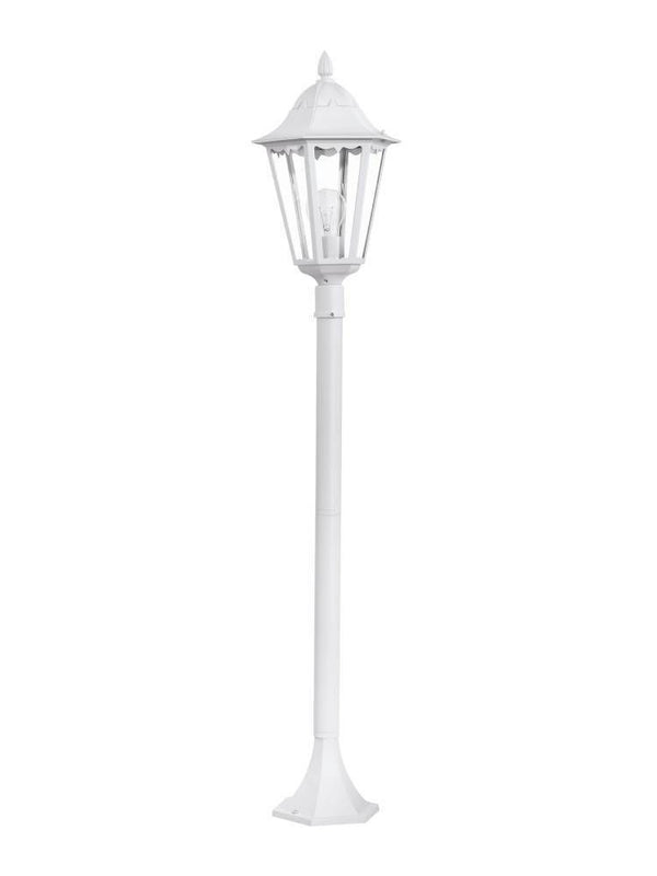 Lampadaire extérieur Navedo blanc, Ø 23 cm
