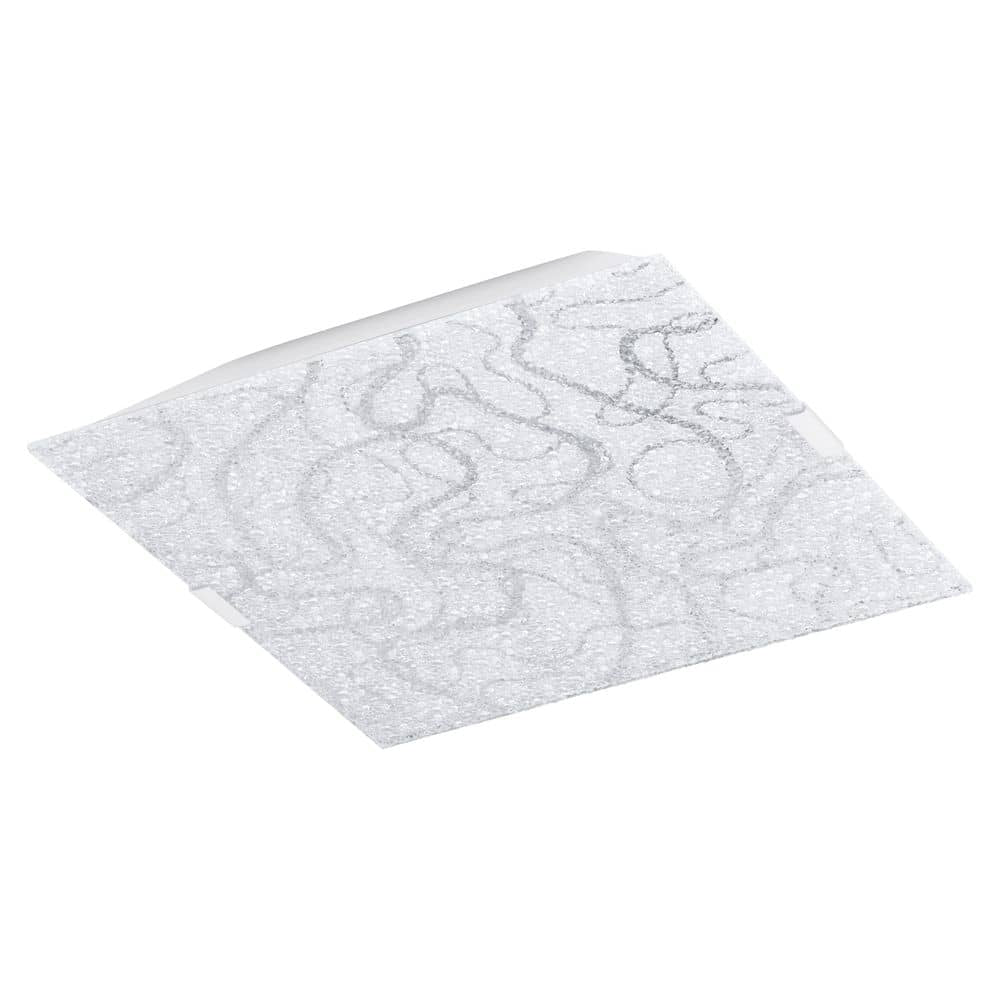 Applique murale Ardales blanche et transparente, verre