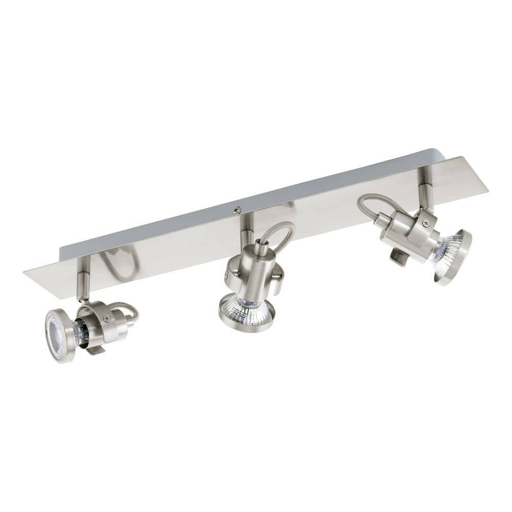 Spot Tukon 3 nickel satiné, L 46 cm