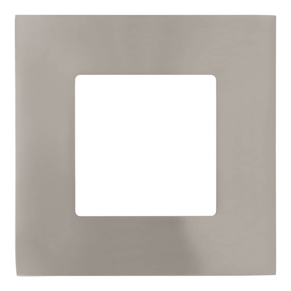 Spot encastrable Fueva 1 nickel satiné, L 8,5 cm