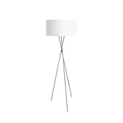 Lampadaire Fondachelli blanc, tissu