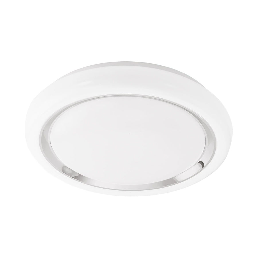Plafonnier Capasso blanc, Ø 34 cm