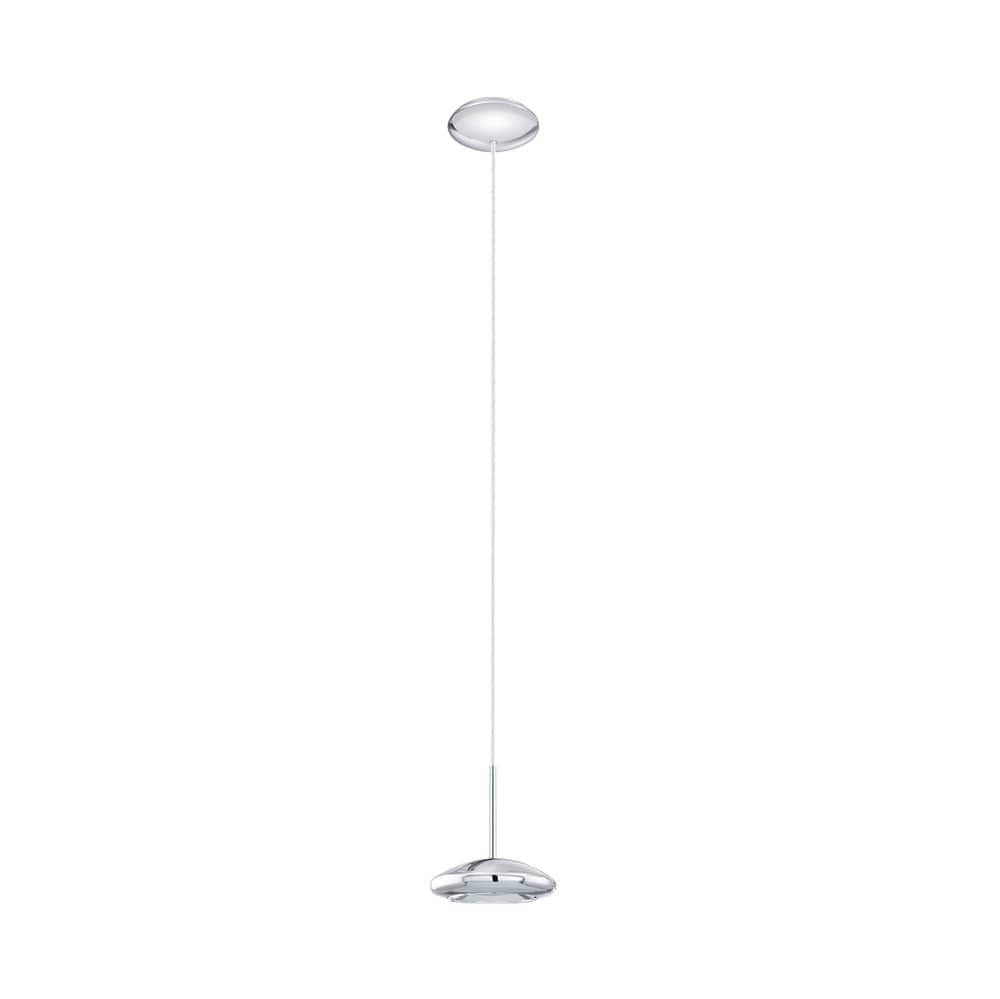 Suspension Tarugo 1 chromée et blanche