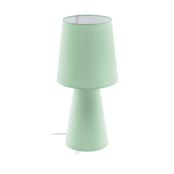 Lampe à poser Carpara 2 lumières verte