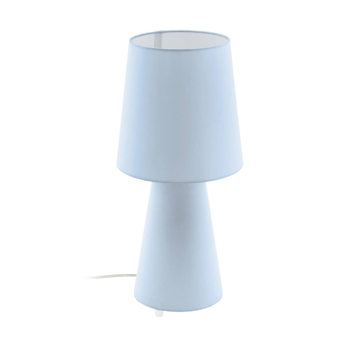 Lampe à poser Carpara 2 lumières bleu