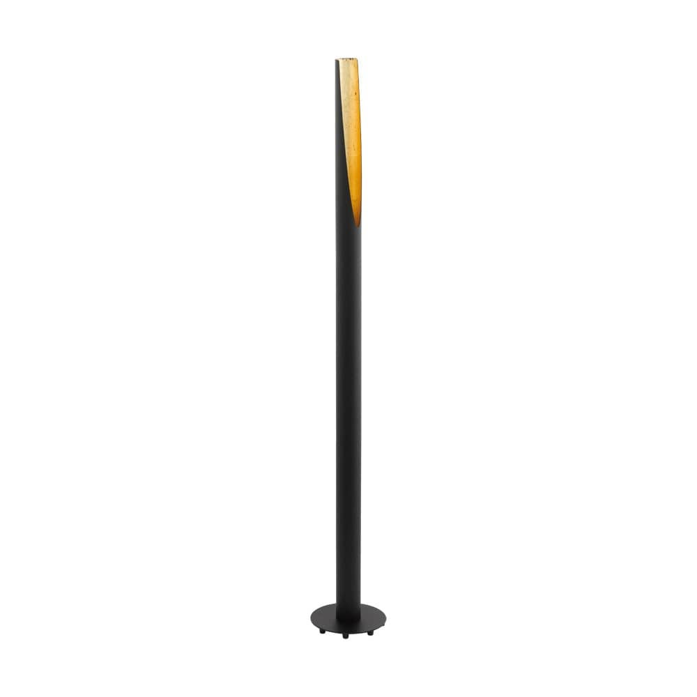 Lampadaire Barbotto noir et doré