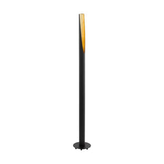 Lampadaire Barbotto noir et doré