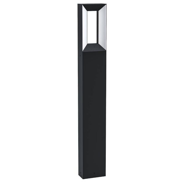 Lampadaire extérieur Riforano noir et blanc (98728)