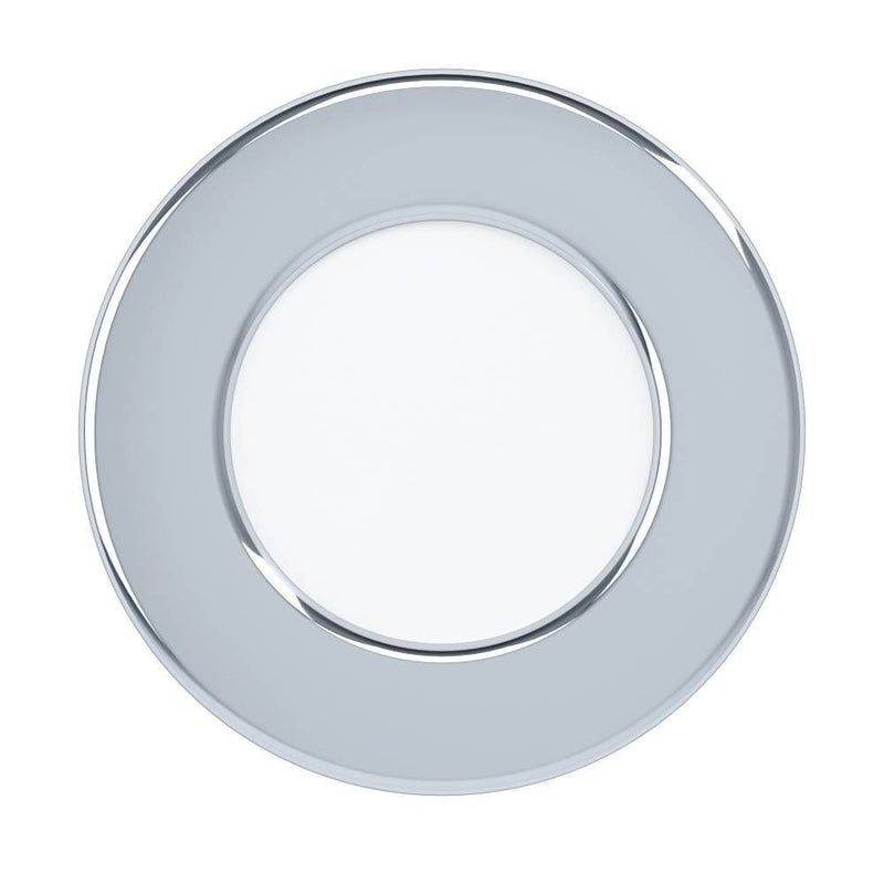 Spot encastrable Fueva 5 chromé et blanc, Ø 8,6 cm (99204)