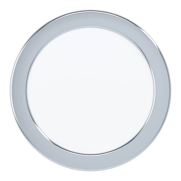 Spot encastrable Fueva 5 chromé et blanc, Ø 16,6 cm (99205)