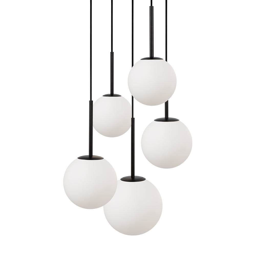 Basic form Suspension luminaire noir